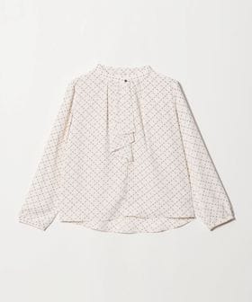 A DAY IN THE LIFE/フロントラッフル クルーネックブラウス ＜A DAY IN THE LIFE＞/シャツ / ブラウス