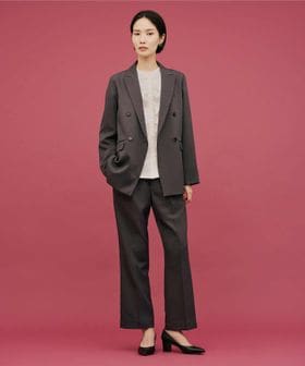A DAY IN THE LIFE/ツイル ストライプ ダブルジャケット ‐セットアップ対応・ウォッシャブル‐＜A DAY IN THE LIFE＞/セットアップ ジャケット
