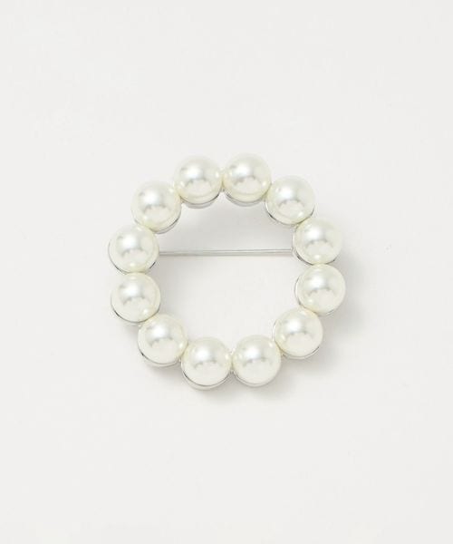 A DAY IN THE LIFE/フェイクパール サークル ブローチ ＜A DAY IN THE LIFE＞/ブローチ / コサージュ