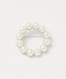 A DAY IN THE LIFE/フェイクパール サークル ブローチ ＜A DAY IN THE LIFE＞/ブローチ / コサージュ