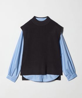 A DAY IN THE LIFE/カタアゼ ハイネックベスト＋シャツ ‐ウォッシャブル‐＜A DAY IN THE LIFE＞/ベスト