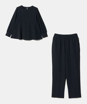 A DAY IN THE LIFE/ペプラムブラウス＋パンツ ‐ウォッシャブル‐ ＜A DAY IN THE LIFE＞/その他ジャケット / スーツ / セットアップ