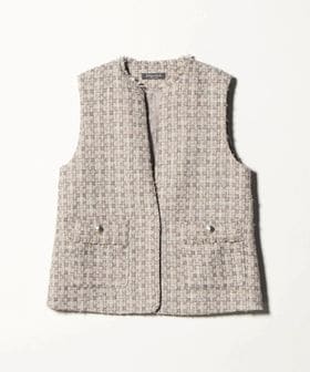 A DAY IN THE LIFE/ミックスツイード キーネックベスト ＜A DAY IN THE LIFE＞/ベスト