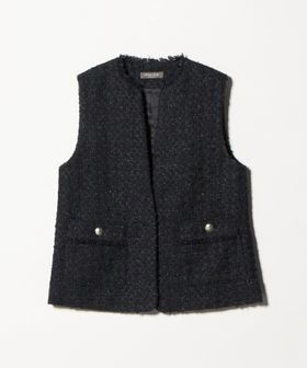 A DAY IN THE LIFE/ミックスツイード キーネックベスト ＜A DAY IN THE LIFE＞/ベスト