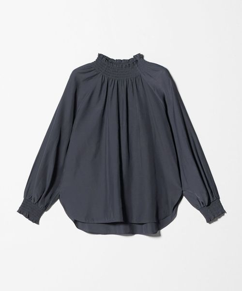 A DAY IN THE LIFE/ヴィンテージサテン シャーリング ハイネックブラウス ＜A DAY IN THE LIFE＞/シャツ / ブラウス