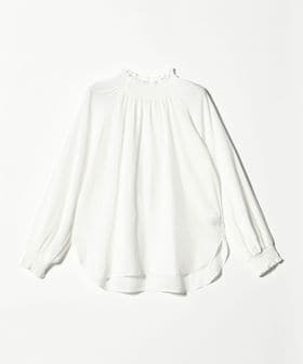 A DAY IN THE LIFE/ヴィンテージサテン シャーリング ハイネックブラウス ＜A DAY IN THE LIFE＞/シャツ / ブラウス