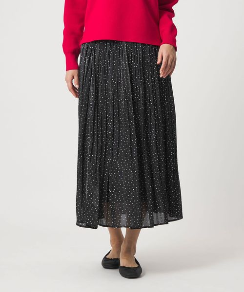 A DAY IN THE LIFE/シャイニー プリーツスカート ‐ウォッシャブル‐ ＜A DAY IN THE LIFE＞/ミモレ / ロング