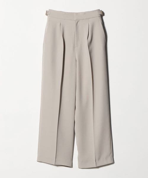 A DAY IN THE LIFE/ダブルクロス タックワイドパンツ ‐ウォッシャブル‐＜A DAY IN THE LIFE＞/スラックス