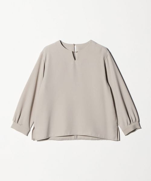 A DAY IN THE LIFE/ダブルクロス メタルパーツ 8分袖ブラウス ‐ウォッシャブル‐＜A DAY IN THE LIFE＞/シャツ / ブラウス