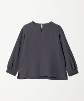 A DAY IN THE LIFE/ダブルクロス メタルパーツ 8分袖ブラウス ‐ウォッシャブル‐＜A DAY IN THE LIFE＞/シャツ / ブラウス