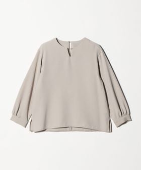 A DAY IN THE LIFE/ダブルクロス メタルパーツ 8分袖ブラウス ‐ウォッシャブル‐＜A DAY IN THE LIFE＞/シャツ / ブラウス