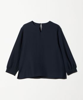 A DAY IN THE LIFE/ダブルクロス メタルパーツ 8分袖ブラウス ‐ウォッシャブル‐＜A DAY IN THE LIFE＞/シャツ / ブラウス