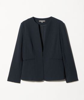 A DAY IN THE LIFE/カットジョーゼット キーネックジャケット ‐ウォッシャブル・セットアップ対応‐＜A DAY IN THE LIFE＞/セットアップ ジャケット