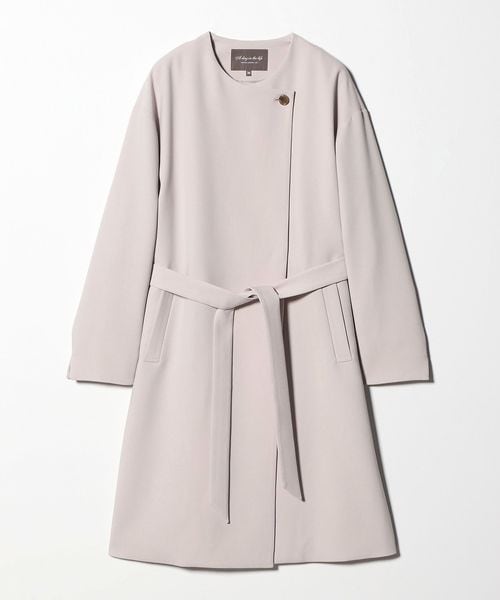 A DAY IN THE LIFE/ダブルクロス ノーカラー ベルトコート＜A DAY IN THE LIFE＞/その他コート / ブルゾン