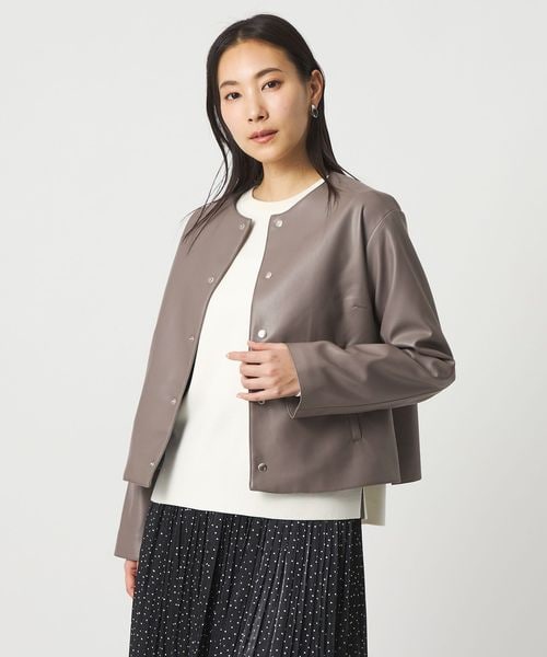 A DAY IN THE LIFE/レザーライク ブルゾン ＜A DAY IN THE LIFE＞/その他コート / ブルゾン