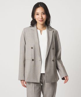 A DAY IN THE LIFE/グレンチェック ダブルブレスト ジャケット  ‐セットアップ対応・ウォッシャブル‐ ＜A DAY IN THE LIFE＞/セットアップ ジャケット