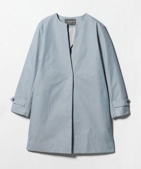 A DAY IN THE LIFE/ツイル キーネックコート ＜A DAY IN THE LIFE＞/ノーカラーコート