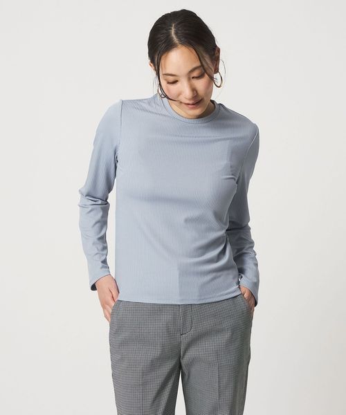 A DAY IN THE LIFE/ブライトリブ クルーネック カットソー ＜A DAY IN THE LIFE＞/Tシャツ / カットソー