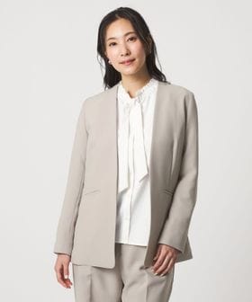 A DAY IN THE LIFE/コンフォート ダブルクロス Vネックジャケット ‐セットアップ対応・ウォッシャブル‐ ＜A DAY IN THE LIFE＞/セットアップ ジャケット