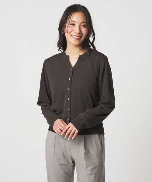 A DAY IN THE LIFE/メタルボタン キーネックカーディガン ‐ウォッシャブル‐＜A DAY IN THE LIFE＞/カーディガン / ボレロ