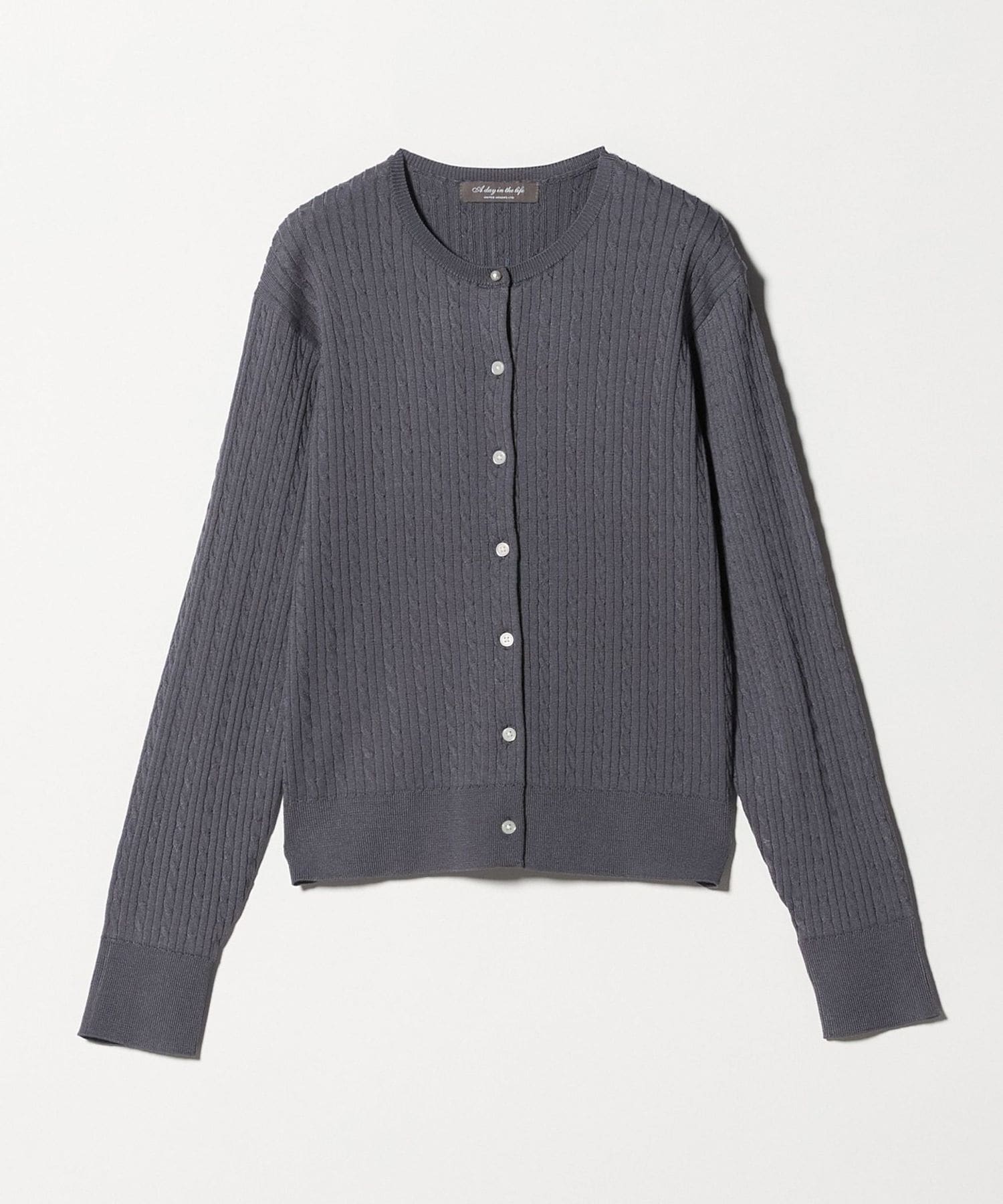 ケーブルカーディガン ‐ウォッシャブル‐＜A DAY IN THE LIFE＞