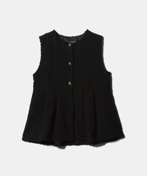 A DAY IN THE LIFE/カットジャガード ペプラム ベスト ＜A DAY IN THE LIFE＞/ベスト