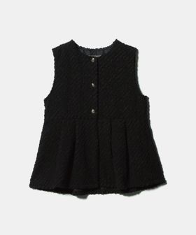 A DAY IN THE LIFE/カットジャガード ペプラム ベスト ＜A DAY IN THE LIFE＞/ベスト