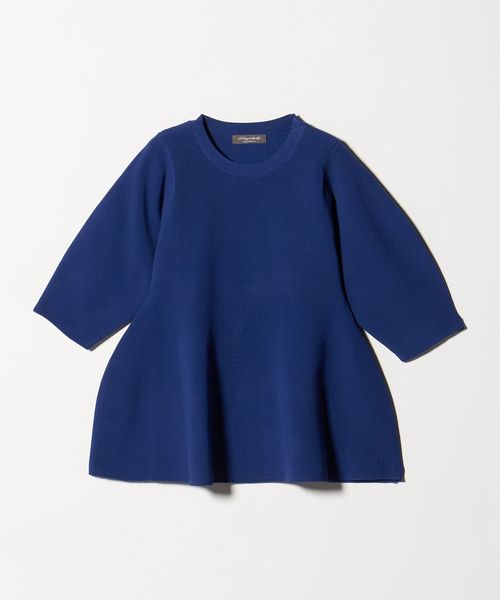 A DAY IN THE LIFE/アゼ ペプラムニット 6分袖 ‐ウォッシャブル‐＜A DAY IN THE LIFE＞/ニット / セーター