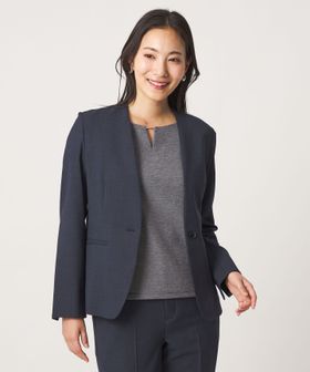 A DAY IN THE LIFE/リネンライクドビー Vネックジャケット ‐セットアップ対応・マシンウォッシャブル‐＜A DAY IN THE LIFE＞/セットアップ ジャケット