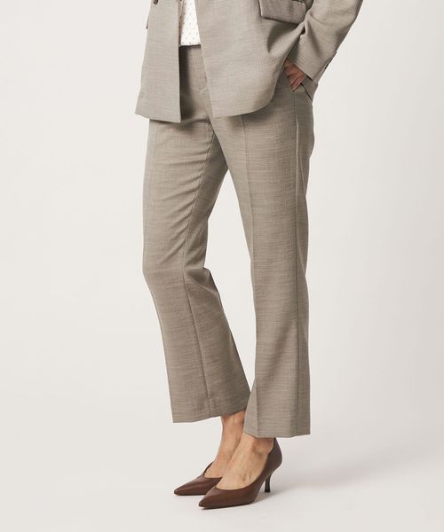 A DAY IN THE LIFE/スラブツイル タックストレートパンツ ‐セットアップ対応・マシンウォッシャブル‐＜A DAY IN THE LIFE＞/セットアップ パンツ