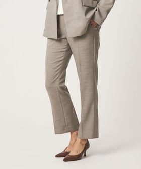 A DAY IN THE LIFE/スラブツイル タックストレートパンツ ‐セットアップ対応・マシンウォッシャブル‐＜A DAY IN THE LIFE＞/セットアップ パンツ