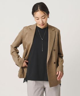 A DAY IN THE LIFE/スラブツイル 4ボタン ダブルジャケット ‐セットアップ対応・マシンウォッシャブル‐ ＜A DAY IN THE LIFE＞/セットアップ ジャケット