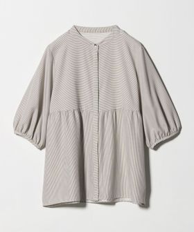 A DAY IN THE LIFE/ペプラム バンドカラーブラウス 6分袖 ＜A DAY IN THE LIFE＞/シャツ / ブラウス