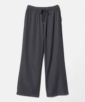 A DAY IN THE LIFE/ジャージー ストライプ ワイドパンツ ‐接触冷感‐ ＜A DAY IN THE LIFE＞/イージーパンツ