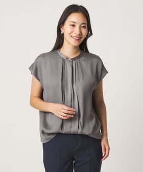 A DAY IN THE LIFE/フェイクパールボタン フレンチスリーブブラウス ＜A DAY IN THE LIFE＞/シャツ / ブラウス