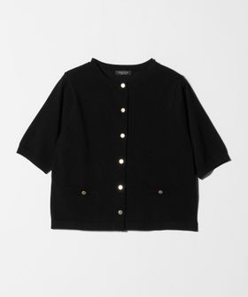 A DAY IN THE LIFE/メタルボタン カーディガンジャケット ショートスリーブ ‐ウォッシャブル‐＜A DAY IN THE LIFE＞/カーディガン / ボレロ