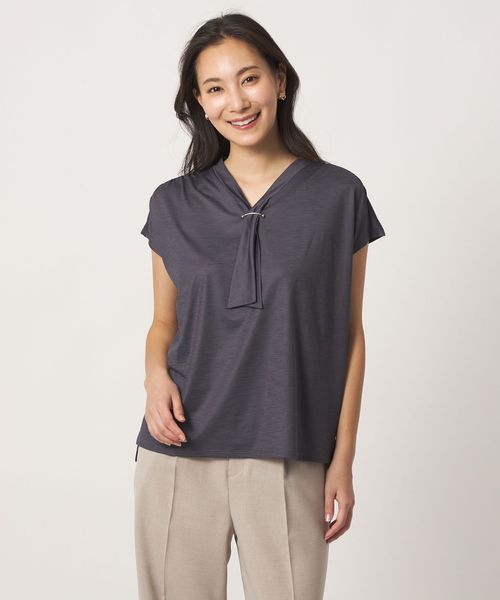 A DAY IN THE LIFE/シャイニー ブラウスライクカットソー ＜A DAY IN THE LIFE＞/Tシャツ / カットソー