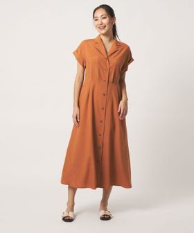 A DAY IN THE LIFE/オープンカラー シャツワンピース ‐ウォッシャブル‐＜A DAY IN THE LIFE＞/ワンピース
