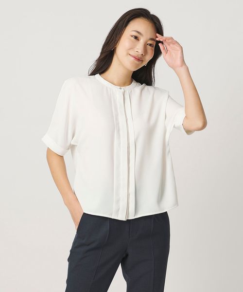 A DAY IN THE LIFE/フロントバイカラー ドルマンブラウス ＜A DAY IN THE LIFE＞/シャツ / ブラウス