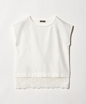 A DAY IN THE LIFE/ポンチ×レース レイヤードカットソー  ＜A DAY IN THE LIFE＞/Tシャツ / カットソー