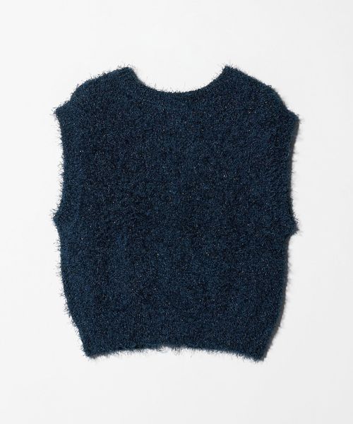 美品　ユナイテッドアローズ　A DAY IN THE LIFEラメツイードベスト 楽天市場】【SALE／50%OFF】ラメ ツイード フェイクパールボタン