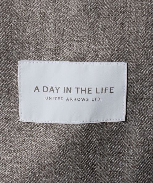 A day in the life ツイードスーツ　Mサイズ ツイードライク テーラードジャケット ‐ウォッシャブル‐＜A DAY