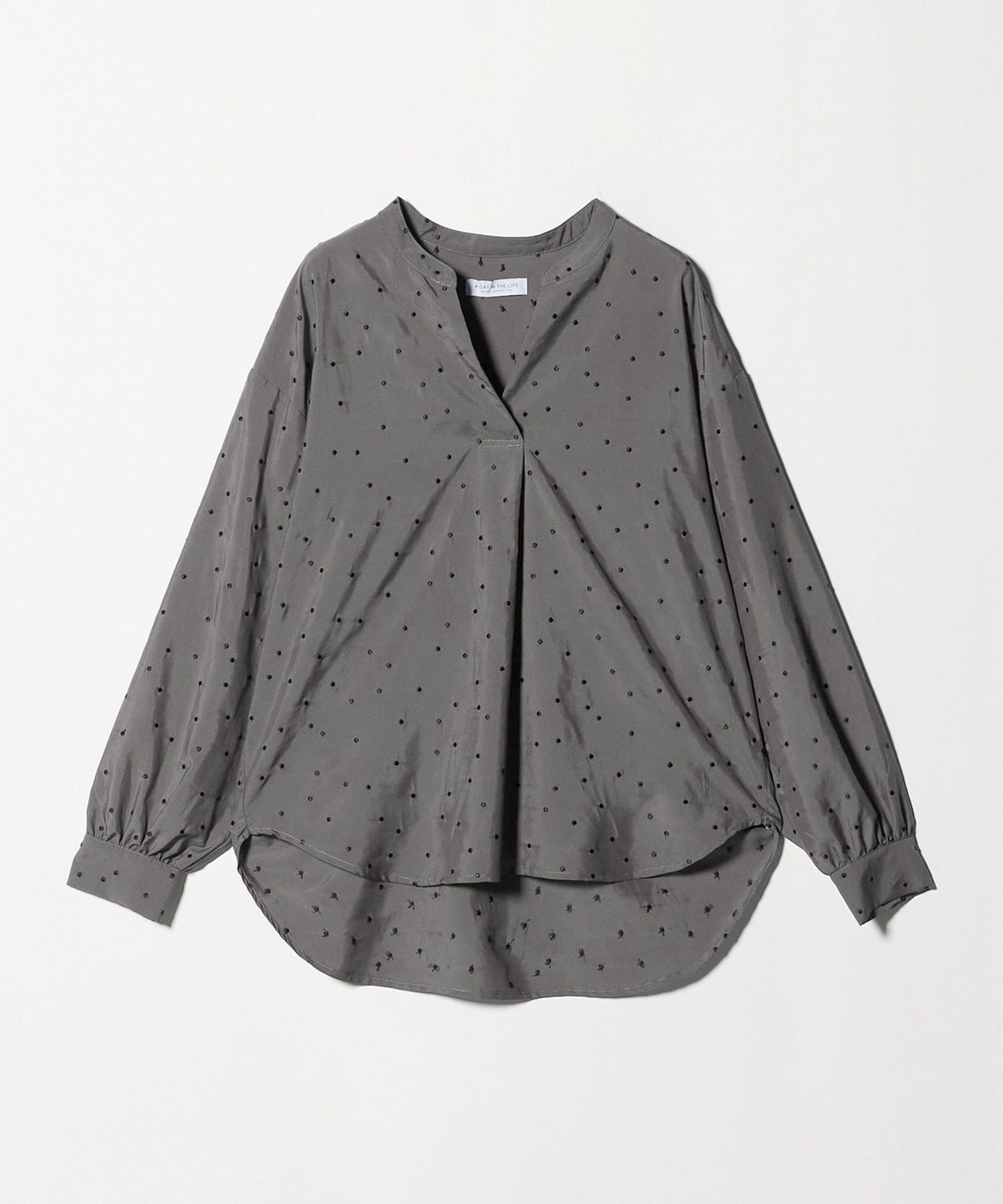 ガリャルダガランテ　フラワーエンブロイダリー　スキッパーブラウス　手刺繍 ガリャルダガランテ フラワーエンブロイダリー スキッパー