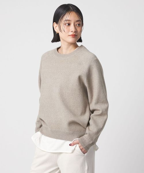 A DAY IN THE LIFE/スウェットライク ラグランニット ＜A DAY IN THE LIFE＞/ニット / セーター