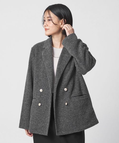 A DAY IN THE LIFE/ブークレジャージー ダブルジャケット＜A DAY IN THE LIFE＞/テーラードジャケット