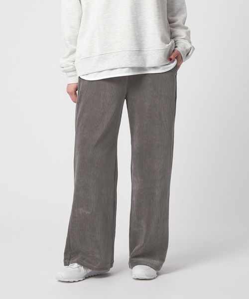 A DAY IN THE LIFE/カットコーデュロイ ワイドイージーパンツ ＜A DAY IN THE LIFE＞/イージーパンツ
