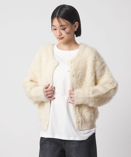 A DAY IN THE LIFE/フェザーボリューム 2WAY カーディガン ＜A DAY IN THE LIFE＞/カーディガン / ボレロ