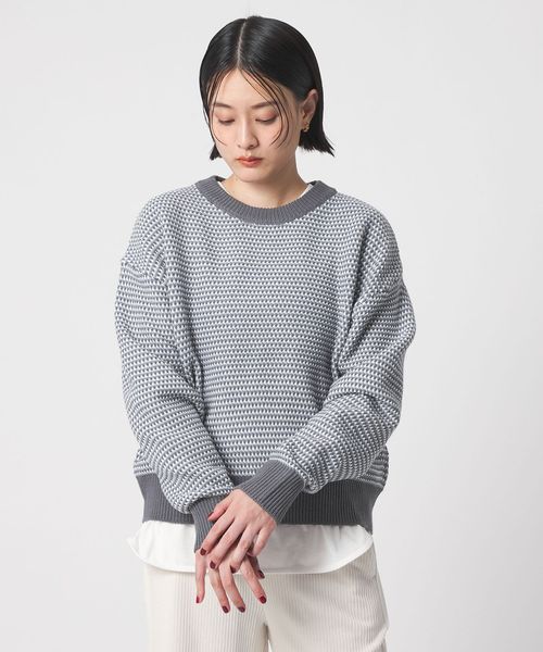 A DAY IN THE LIFE/マルチカラー ジャガードニット ‐ウォッシャブル‐＜A DAY IN THE LIFE＞/ニット / セーター