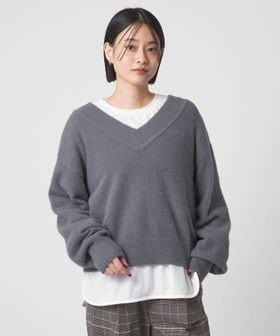 A DAY IN THE LIFE/フワフワ Vネックニット ＜A DAY IN THE LIFE/ニット / セーター