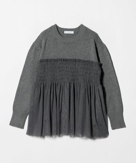 A DAY IN THE LIFE/チュールビスチェ フェイクレイヤード ニット ＜A DAY IN THE LIFE＞/ニット / セーター